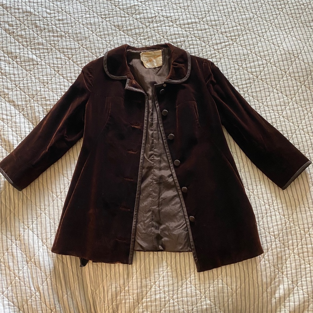 Vintage Saks Fifth Avenue Velvet Jacket